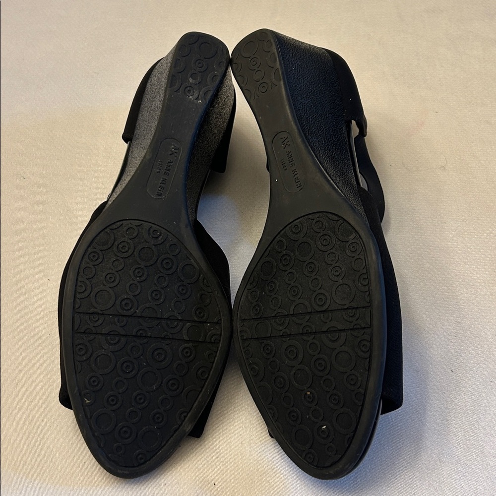 Anne Klein Black Peep-Toe Wedges iflex technology
Size 9.5M - Picture 7 of 8